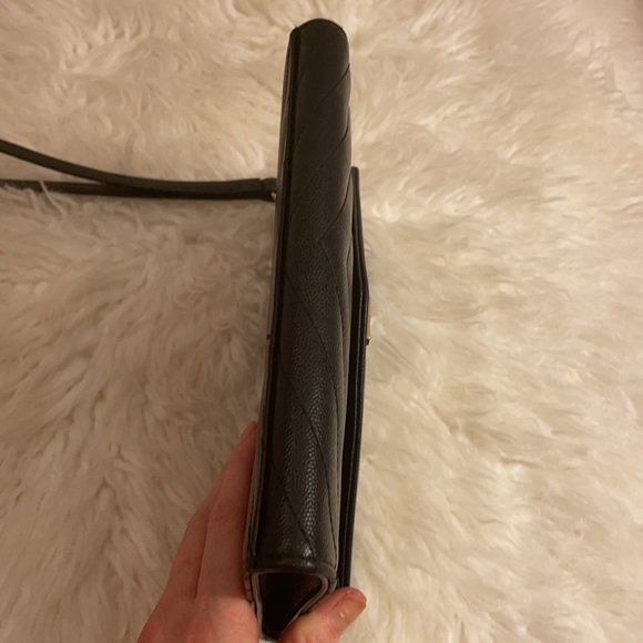 YSL Matelasse Flap Pouch Wristlet/Clutch - Picture 7 of 14